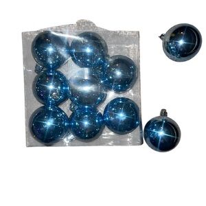New Blue Christmas Ornaments
